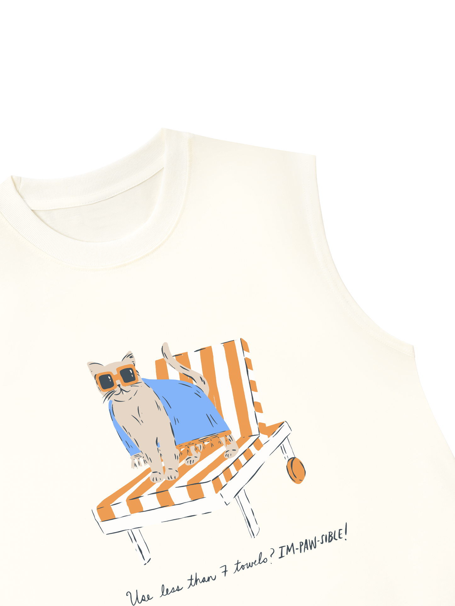 Áo Ba Lỗ Relaxed Fit Im Paw Sible