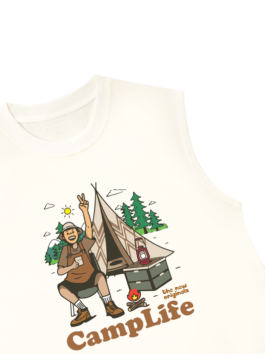 Áo Ba Lỗ Relaxed Fit Camplife Original