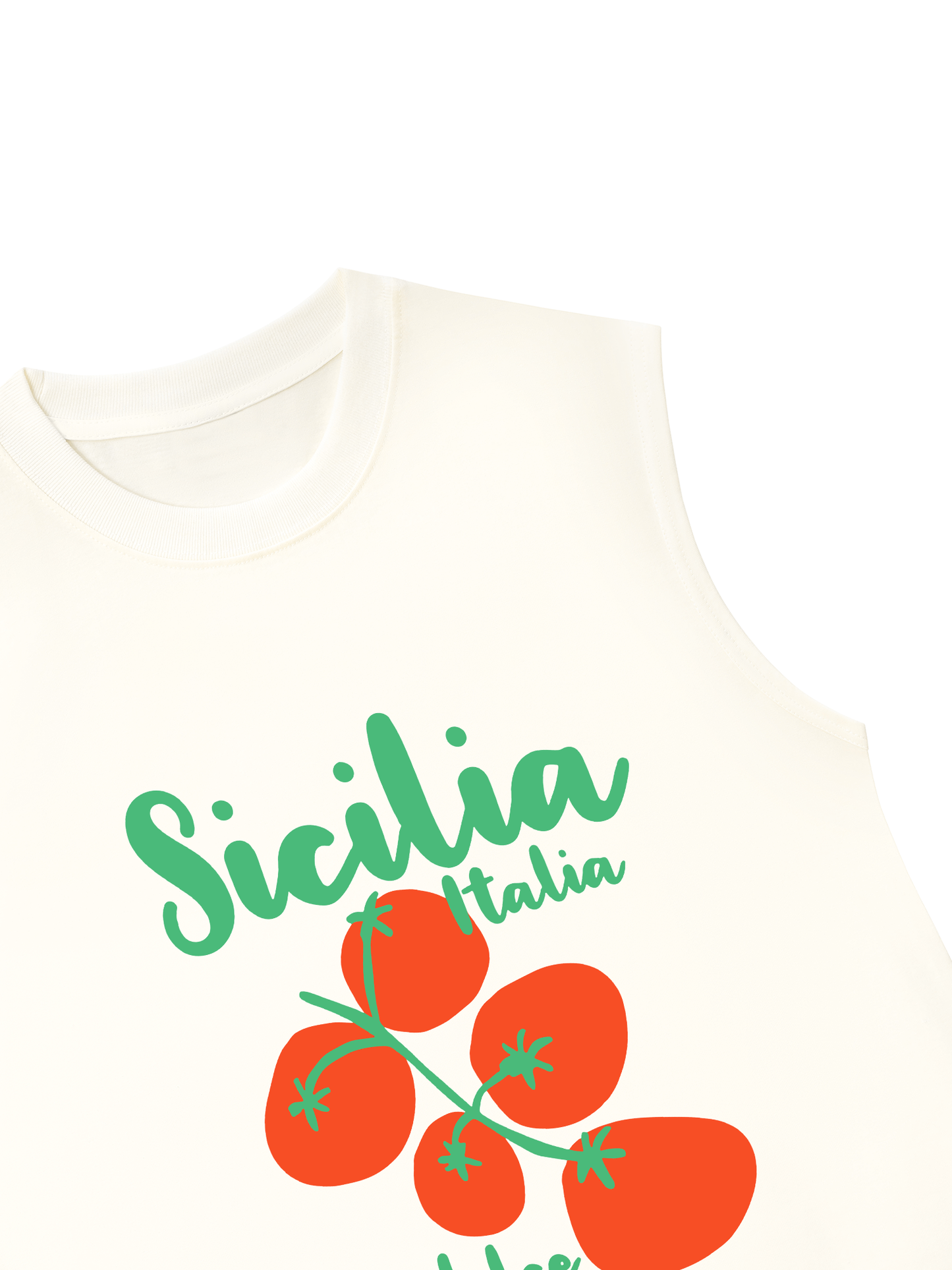 Áo Ba Lỗ Relaxed Fit Sicilia Italia