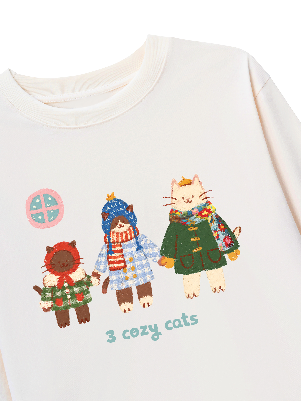 Áo Thun Dài Tay 3 Cozy Cats