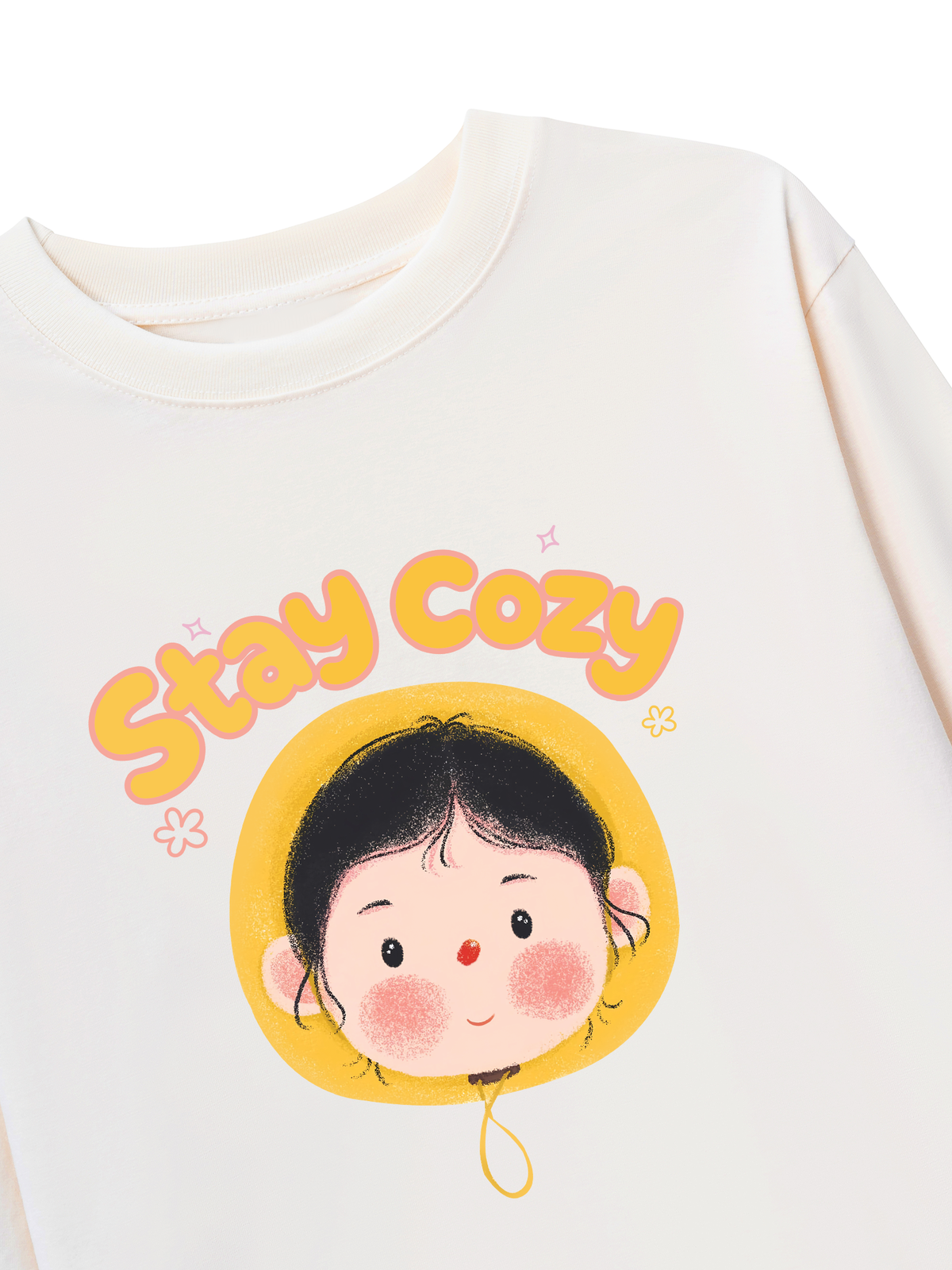 Áo Thun Dài Tay  Stay Cozy Little Girl