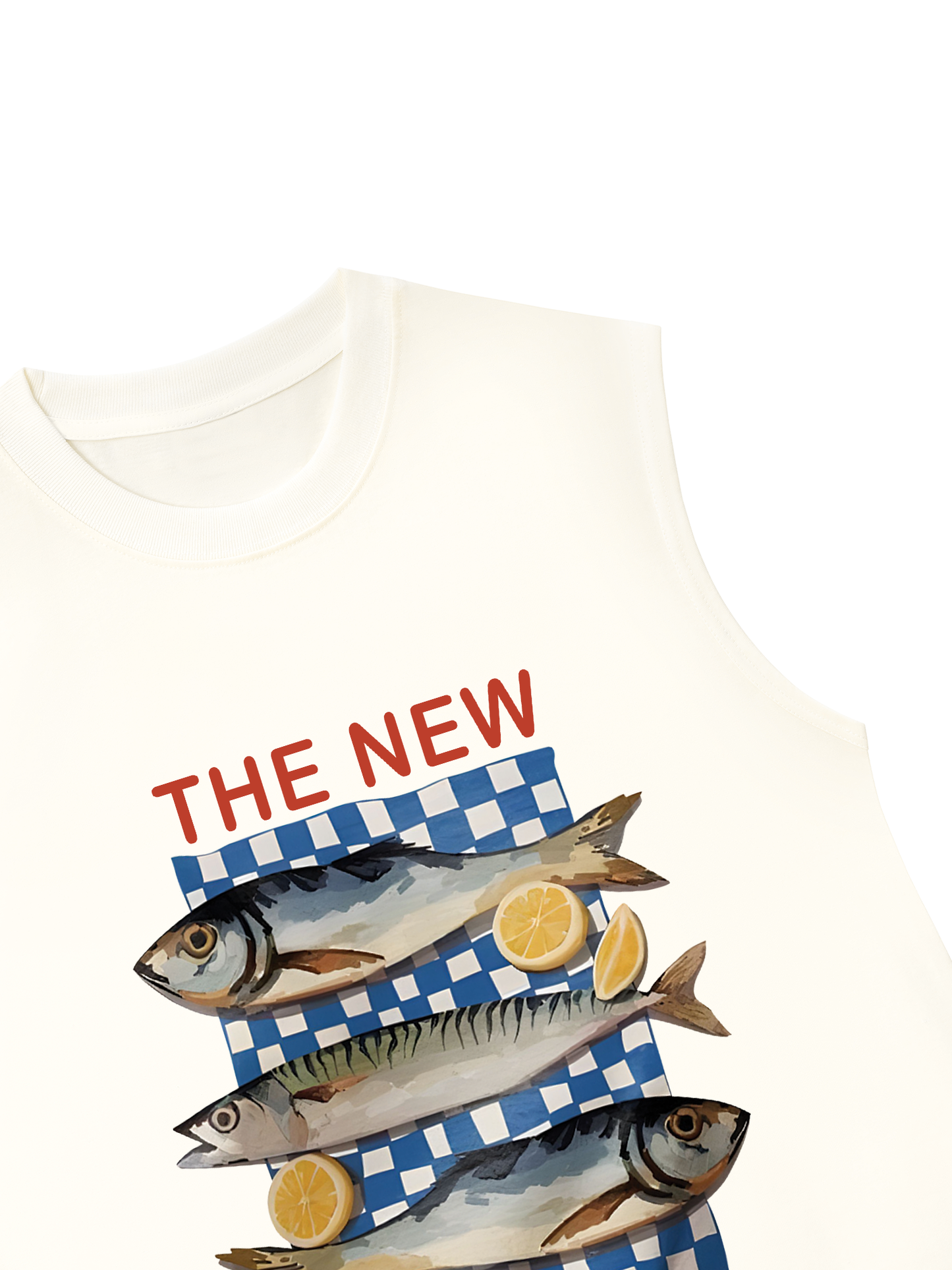 Áo Ba Lỗ Relaxed Fit Fish Three