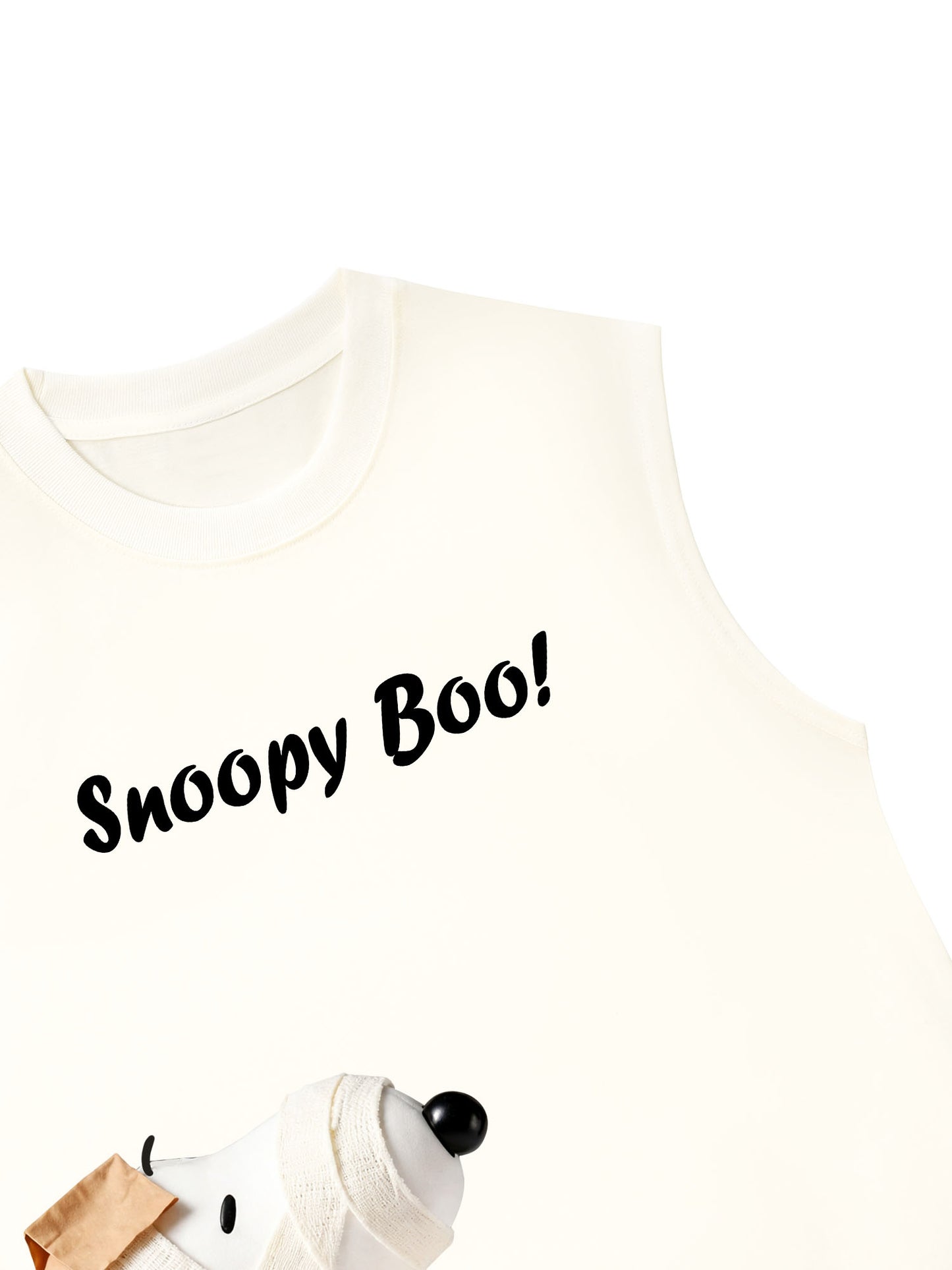 Áo Ba Lỗ Relaxed Fit Teddy Land Snoopy Boo