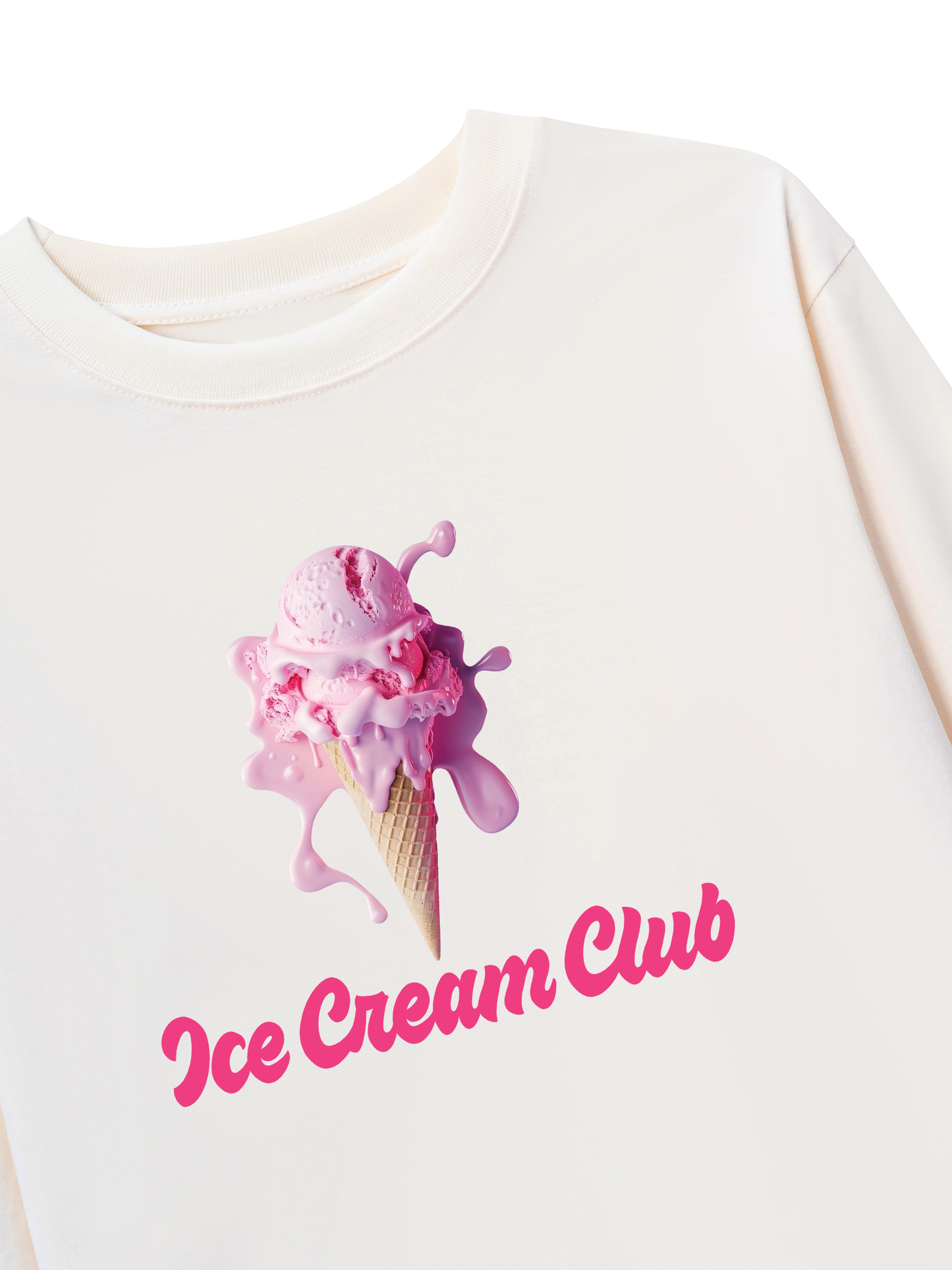 Áo Thun Dài Tay Ice Cream Club