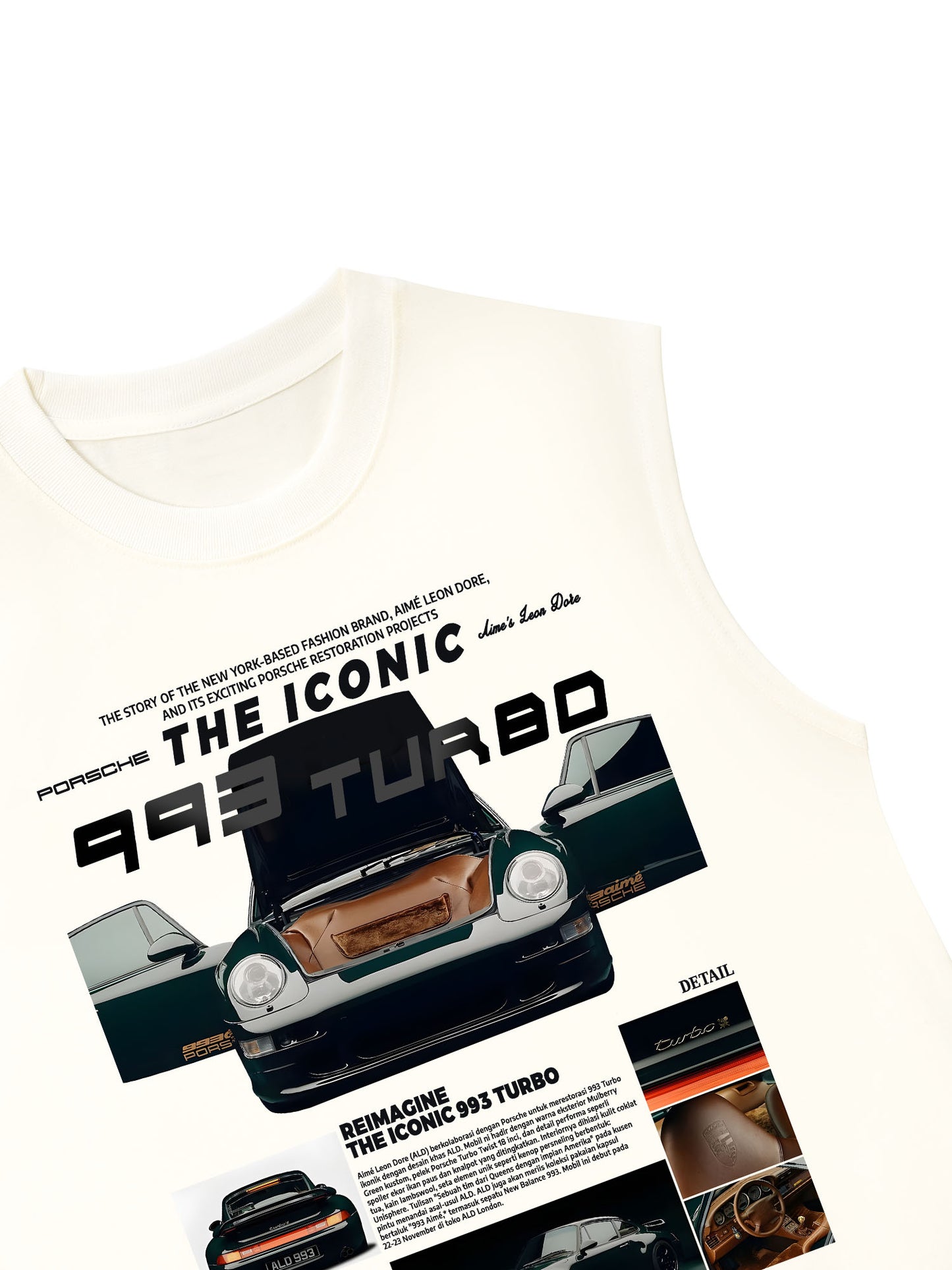 Áo Ba Lỗ Relaxed Fit CAR The Iconic 993 Turbo