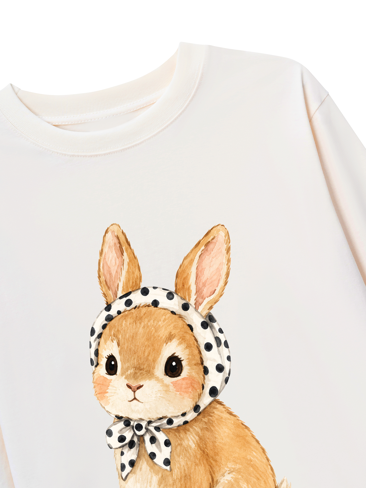 Áo Thun Dài Tay Dotty Bunny