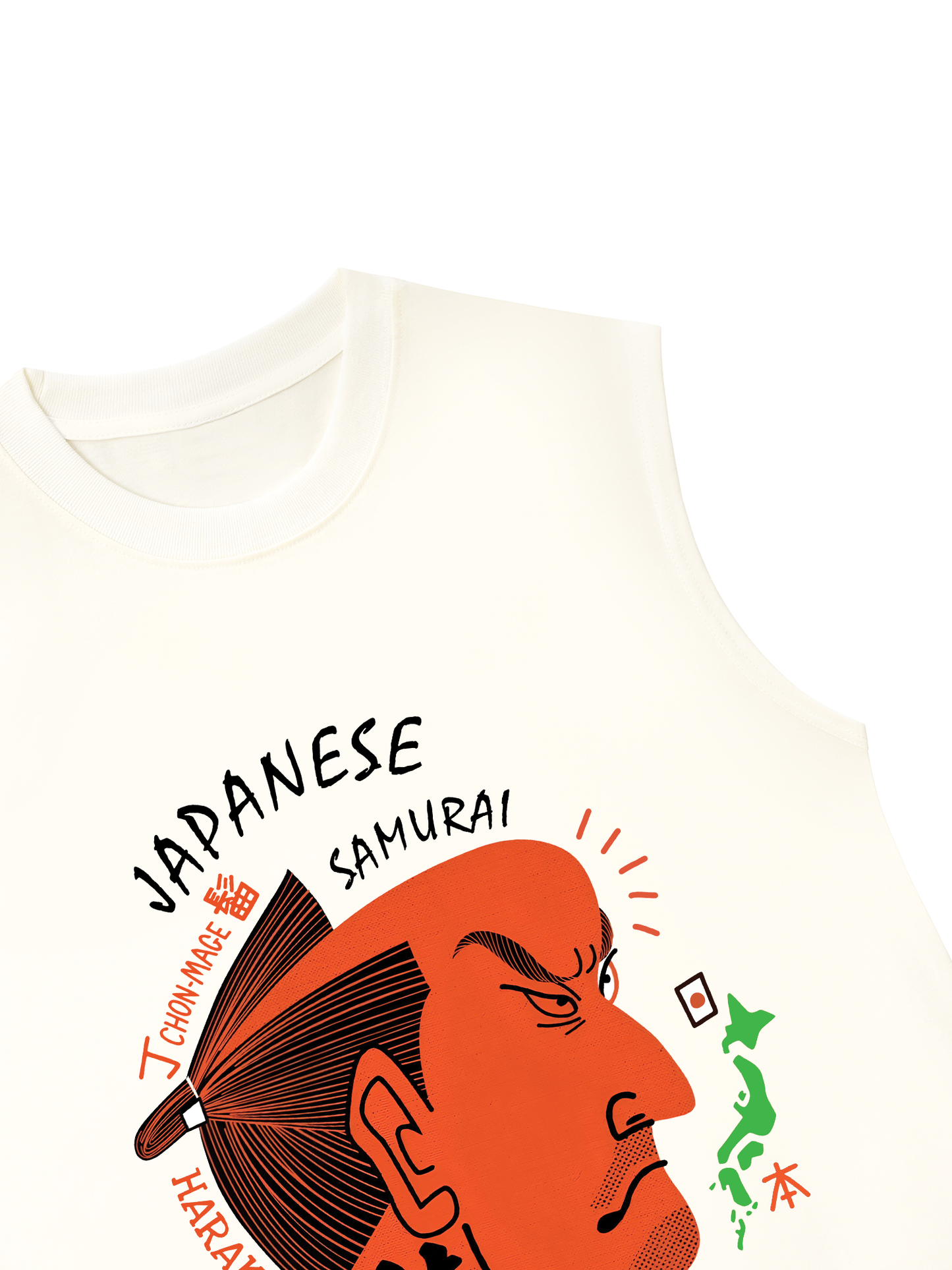 Áo Ba Lỗ Relaxed Fit Japan Spirit Samurai