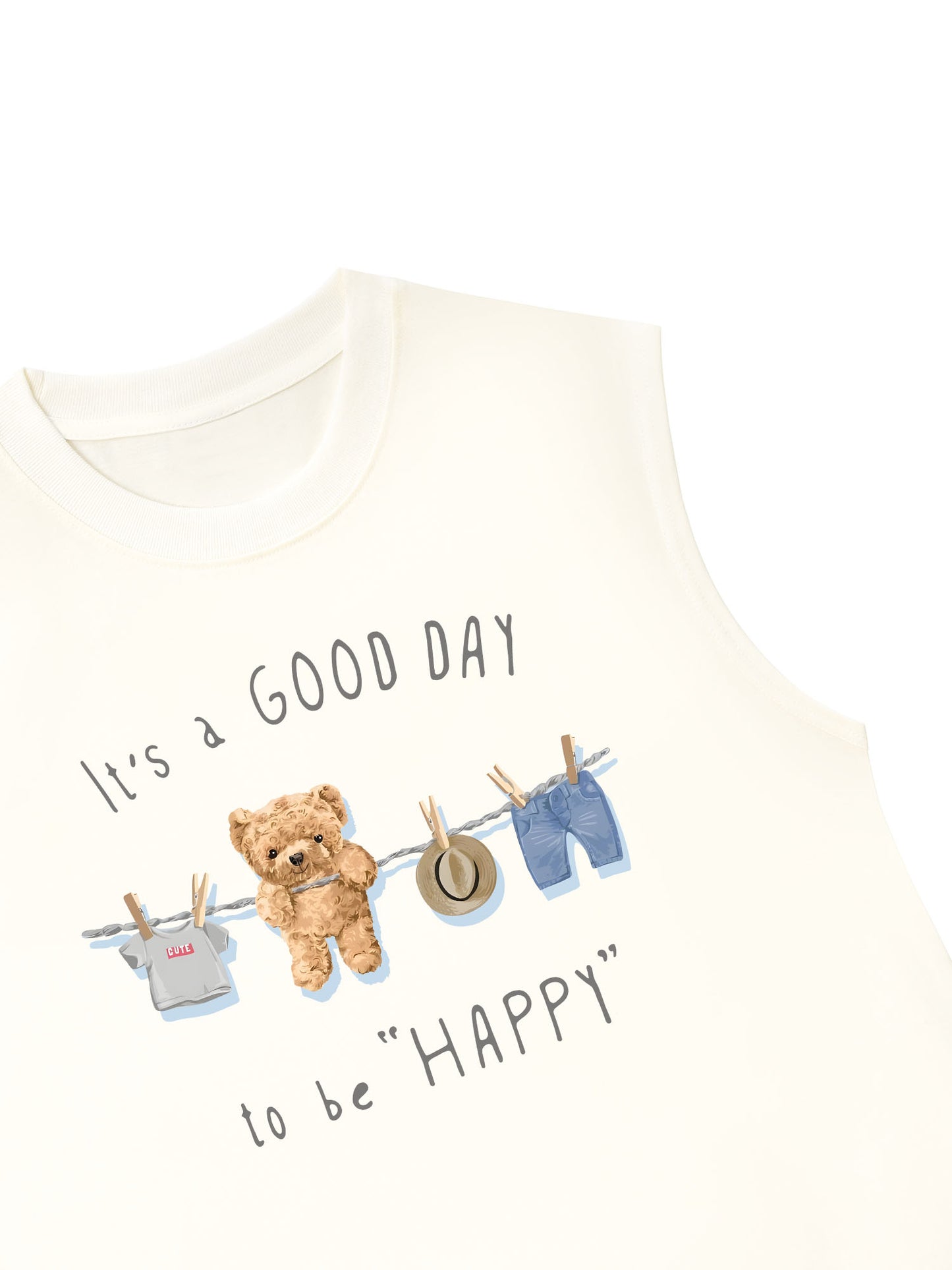 Áo Ba Lỗ Relaxed Fit It_s A Good Day