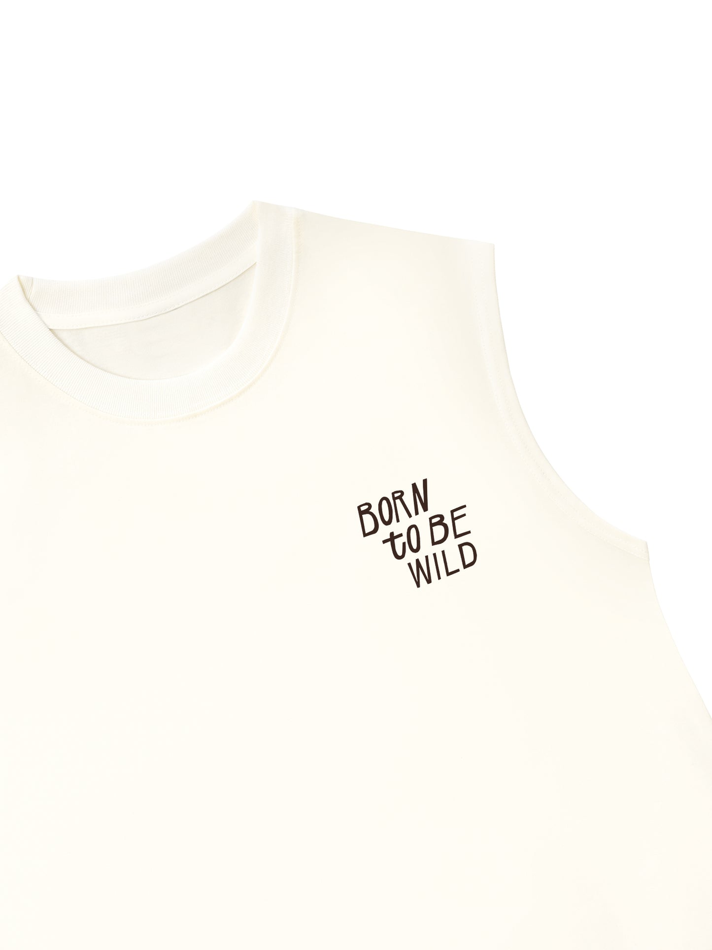 Áo Ba Lỗ Relaxed Fit Born to be Wild