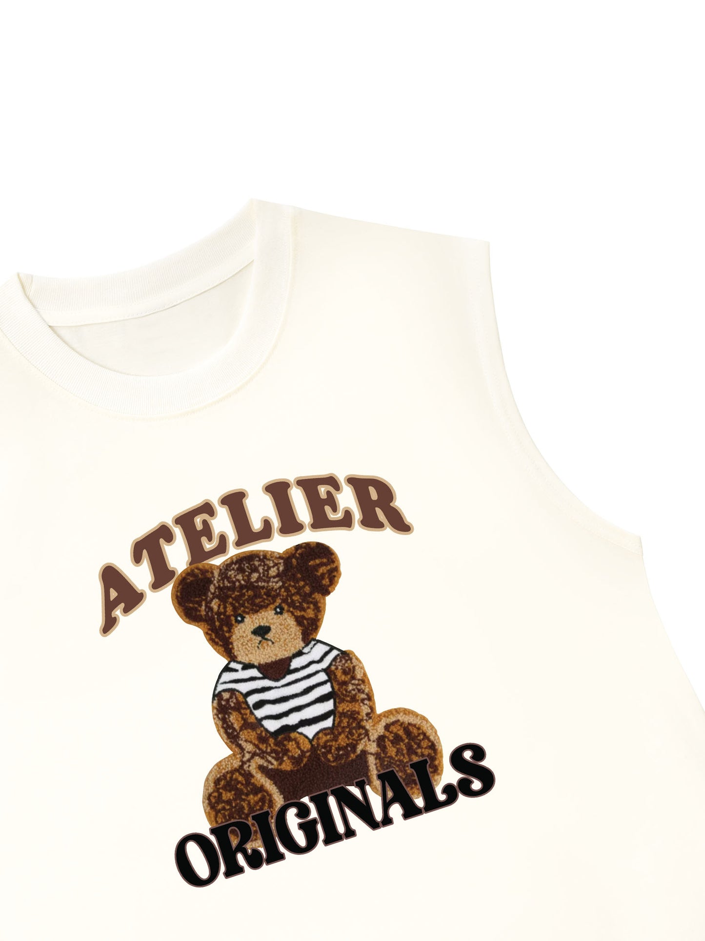 Áo Ba Lỗ Relaxed Fit Teddy Land Atelier Originals