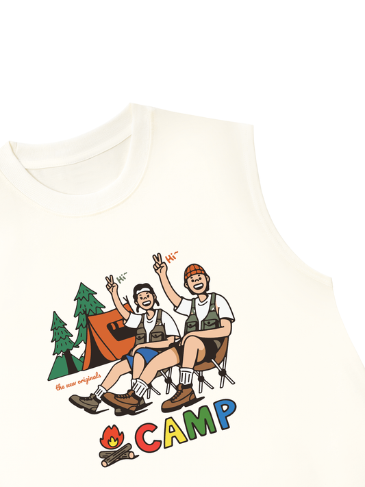 Áo Ba Lỗ Relaxed Fit Go Camping