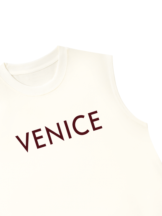 Áo Ba Lỗ Relaxed Fit VENICE RED