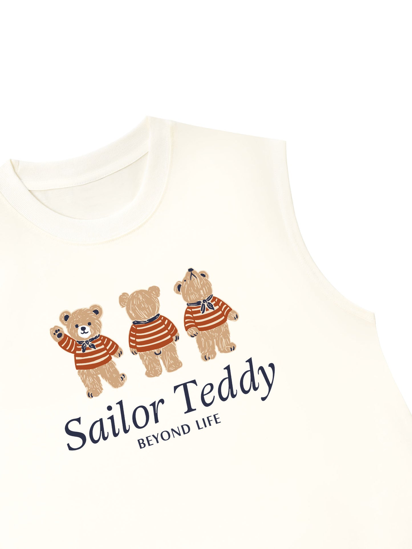 Áo Ba Lỗ Relaxed Fit Sailor Teddy