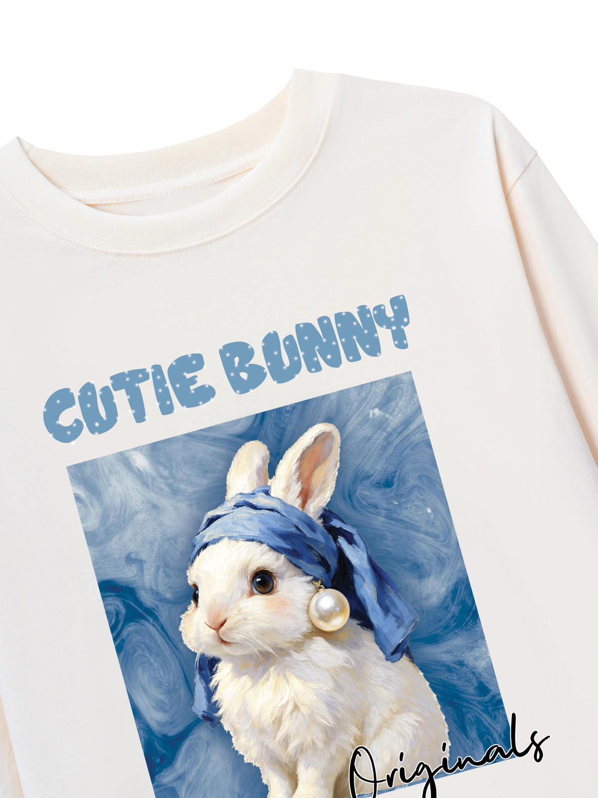 Áo Thun Dài Tay Cutie Bunny Vangogh
