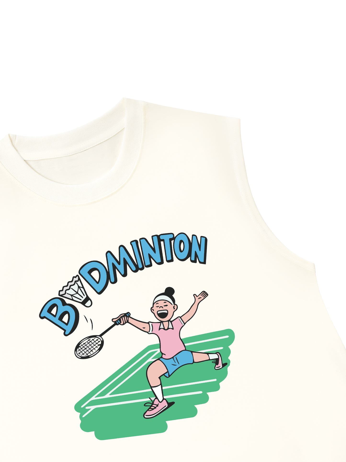 Áo Ba Lỗ Relaxed Fit Badminton