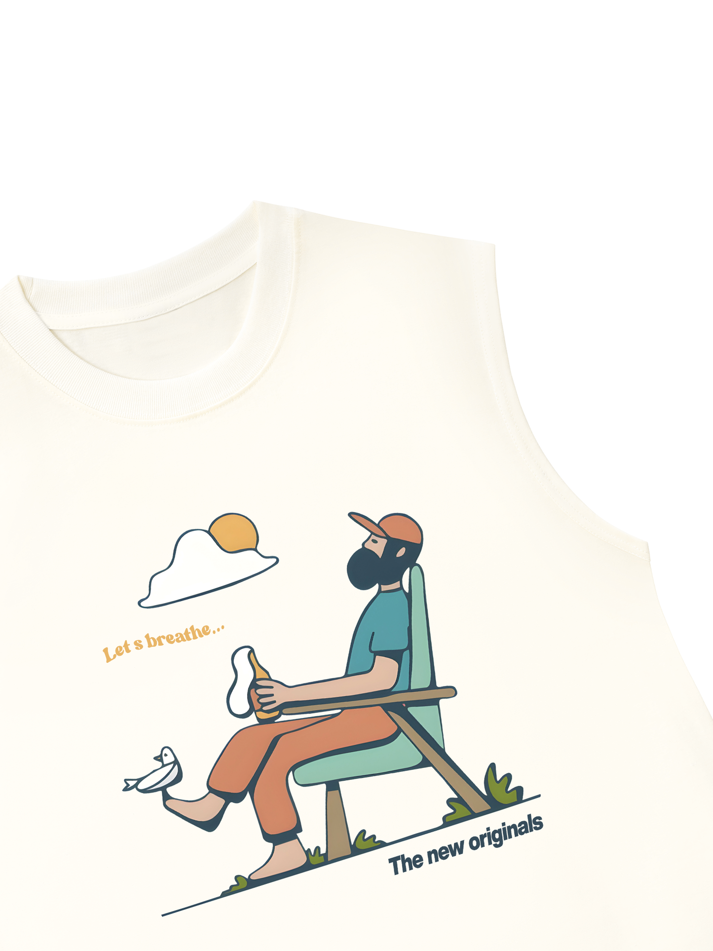 Áo Ba Lỗ Relaxed Fit Let_s Breathe