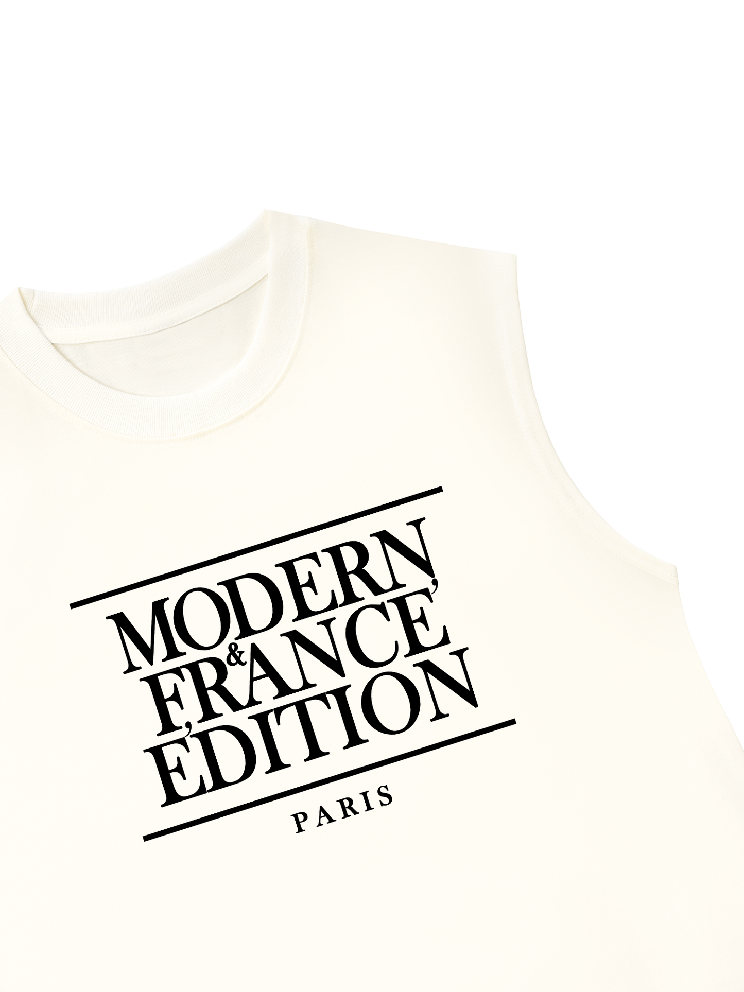 Áo Ba Lỗ Relaxed Fit PARIS MODERN EDITION - PARIS