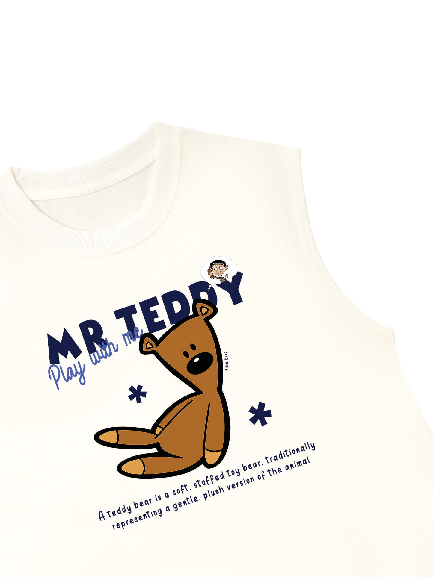 Áo Ba Lỗ Relaxed Fit Teddy Land Mr Teddy