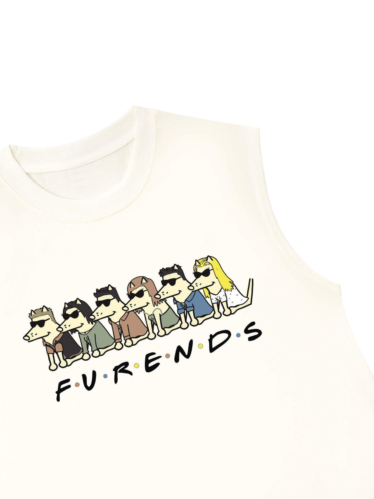 Áo Ba Lỗ Relaxed Fit Go Outside With Friends