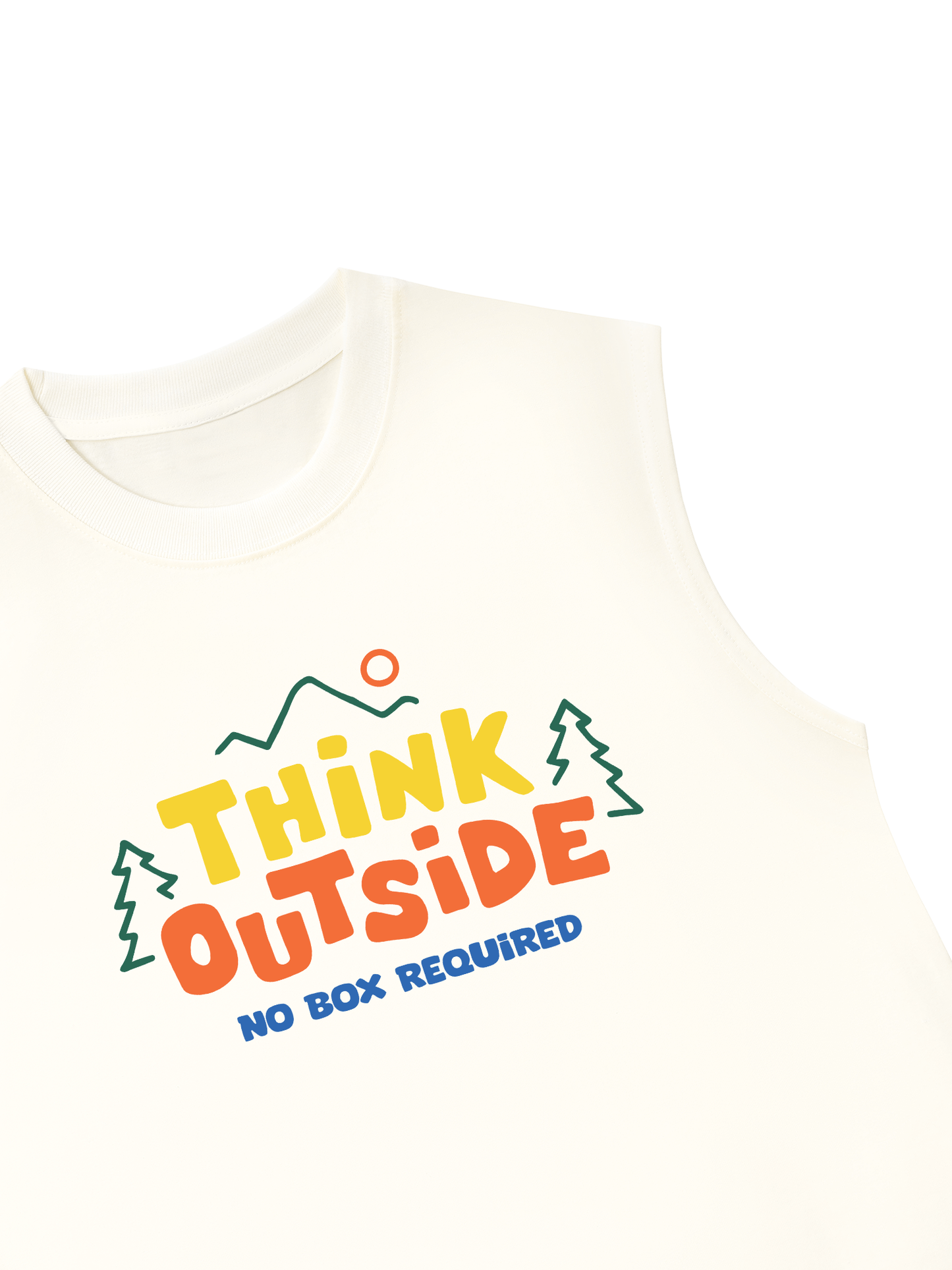 Áo Ba Lỗ Relaxed Fit Think Outside