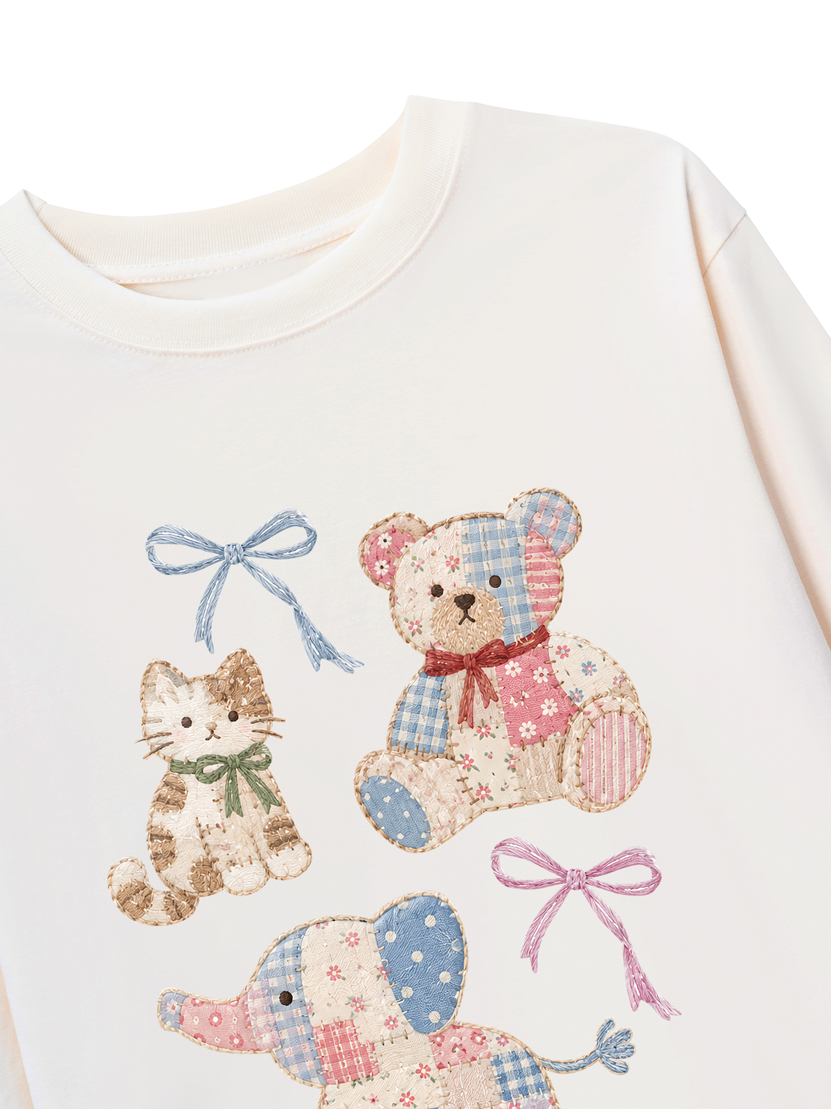 Áo Thun Dài Tay Vintage Bear