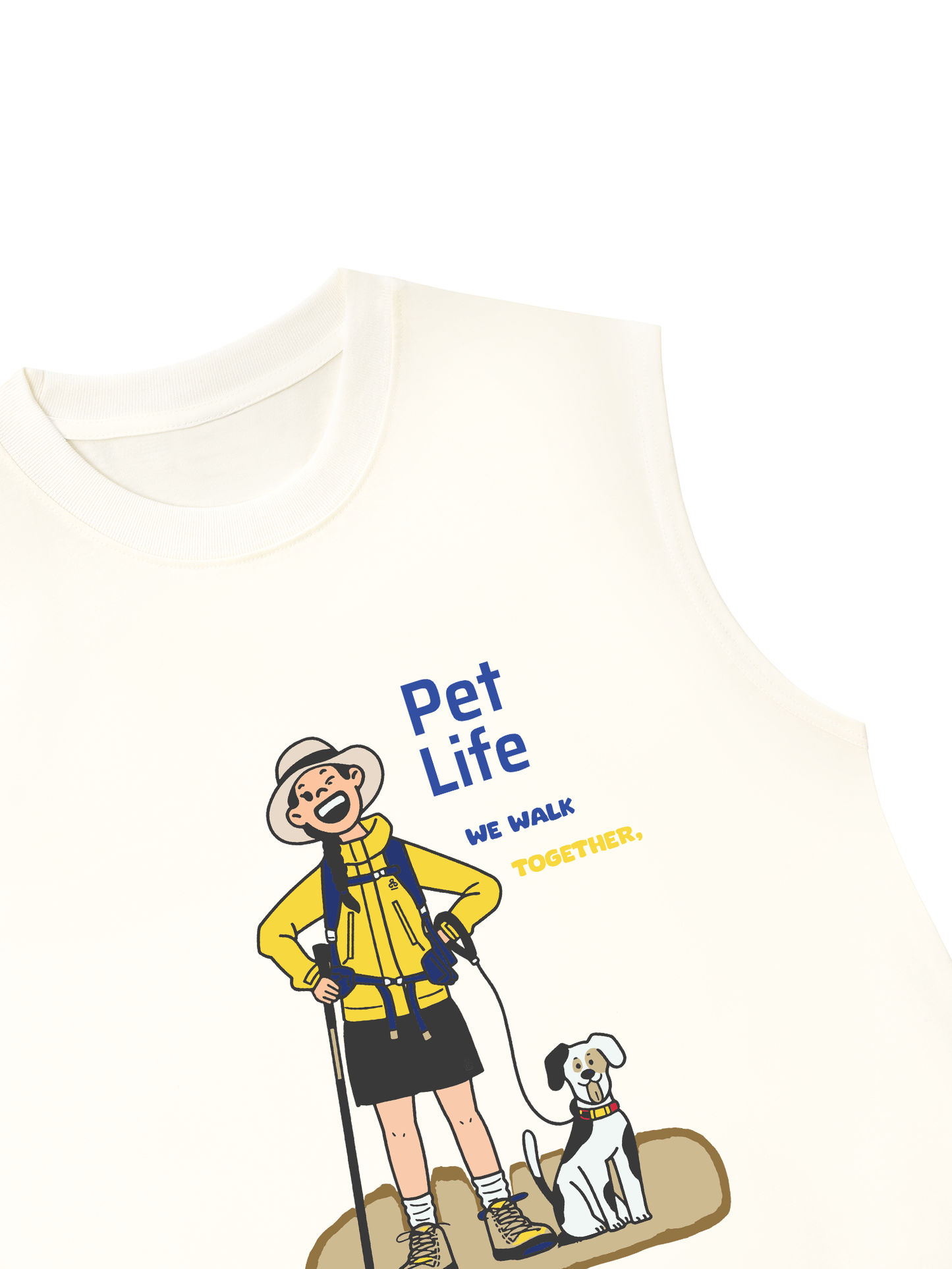 Áo Ba Lỗ Relaxed Fit Go Outside Pet Life