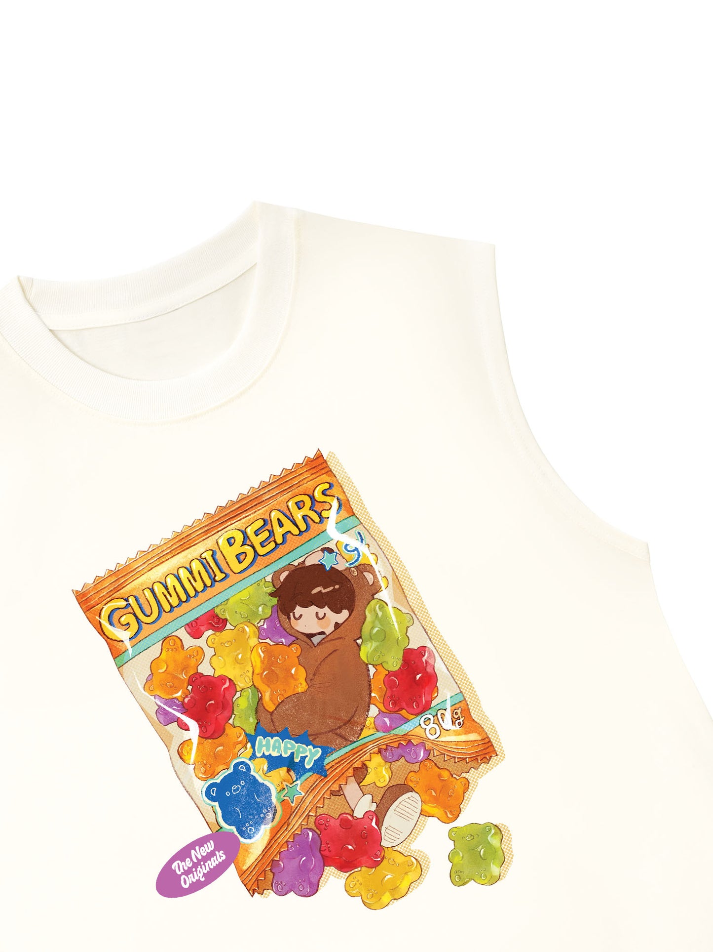 Áo Ba Lỗ Relaxed Fit Gummi Bear