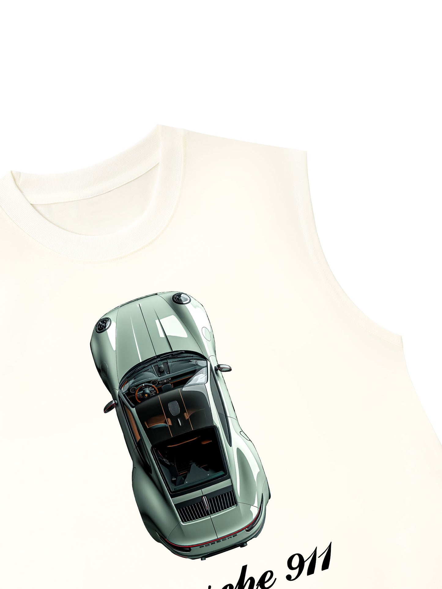 Áo Ba Lỗ Relaxed Fit Porsche 911 Top View