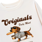 Áo Thun Dài Tay  Daily Mood Coffee Dachshund