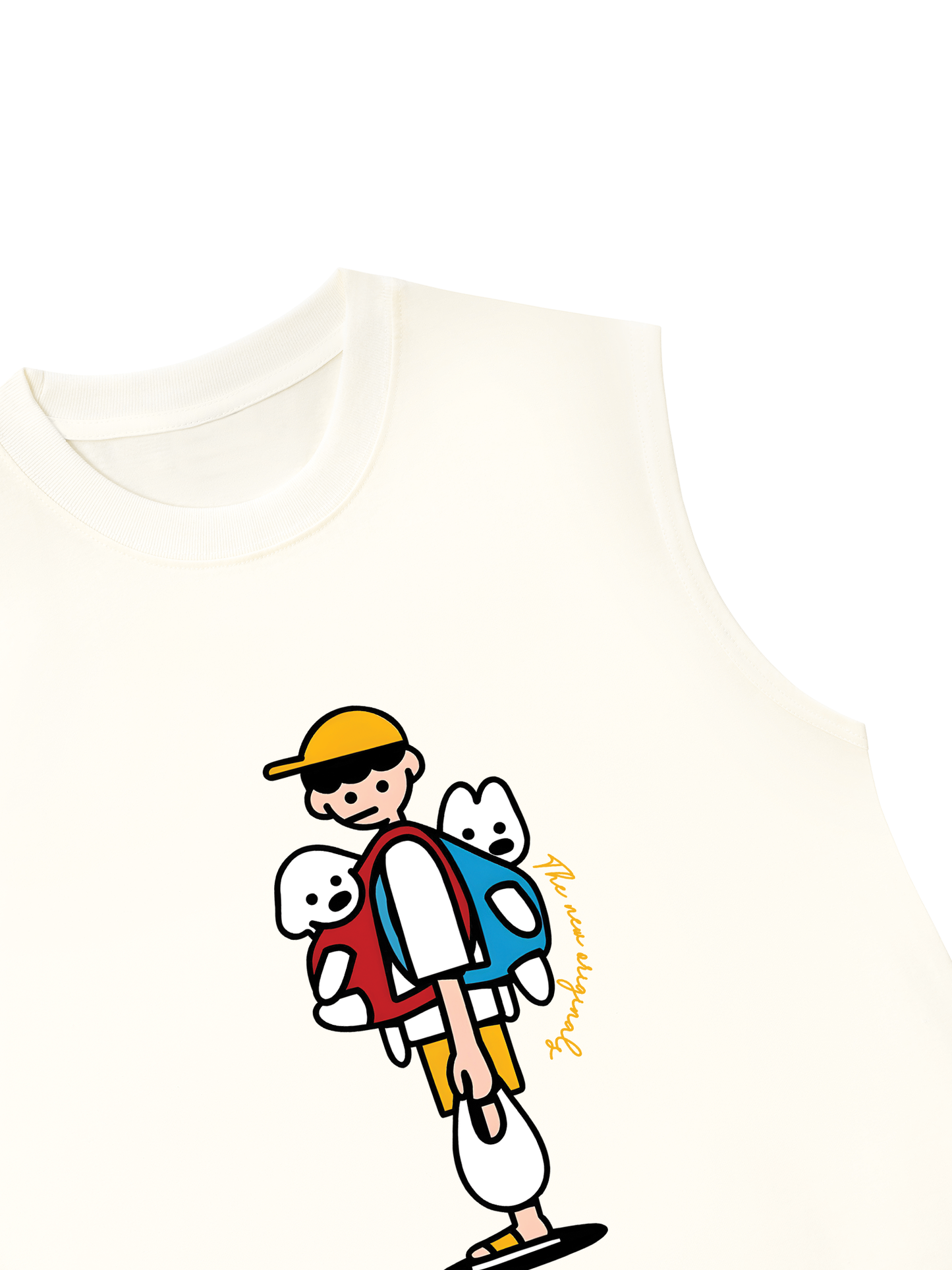 Áo Ba Lỗ Relaxed Fit Let_s Go