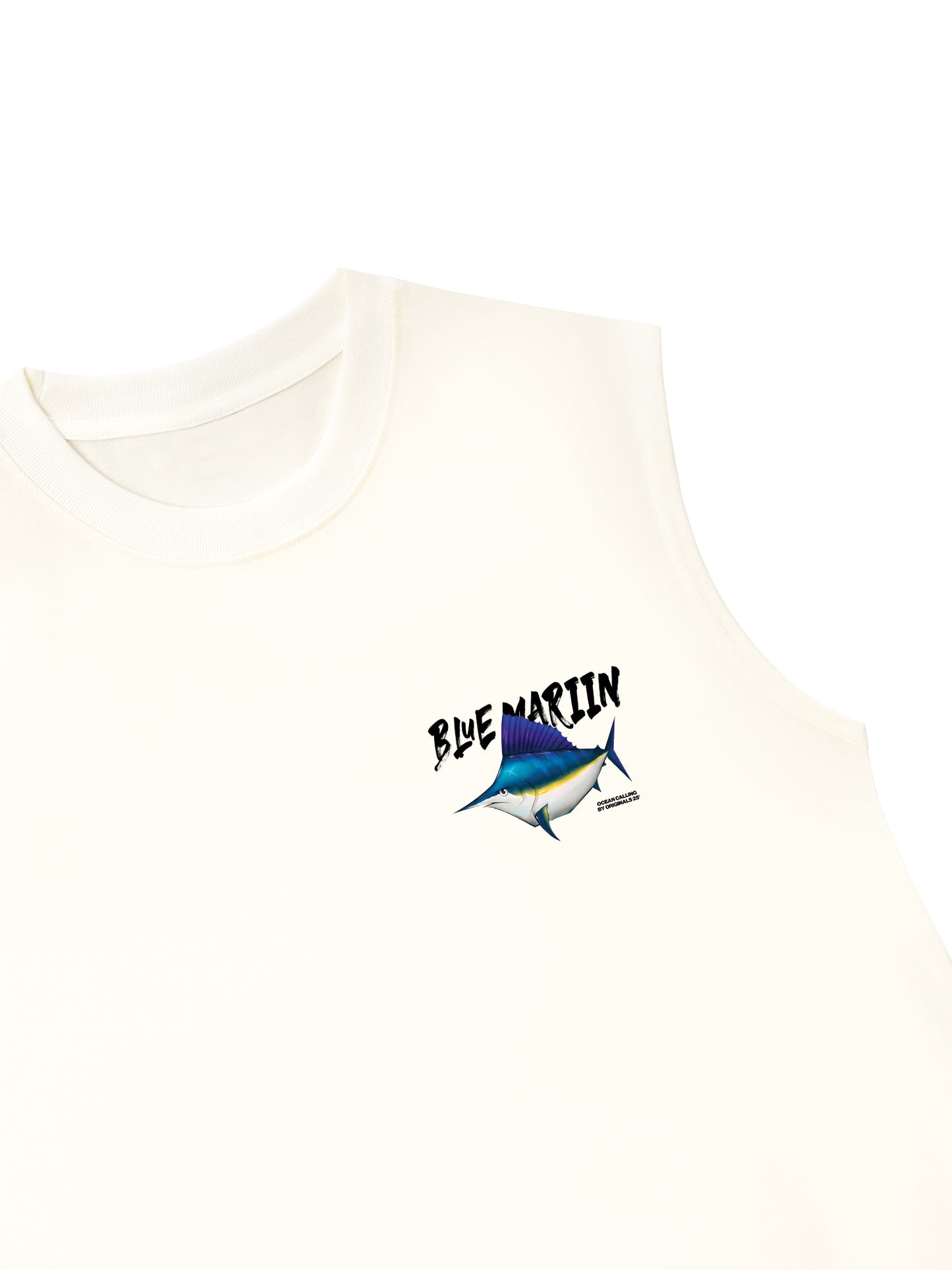 Áo Ba Lỗ Relaxed Fit Ocean Blue Mariin