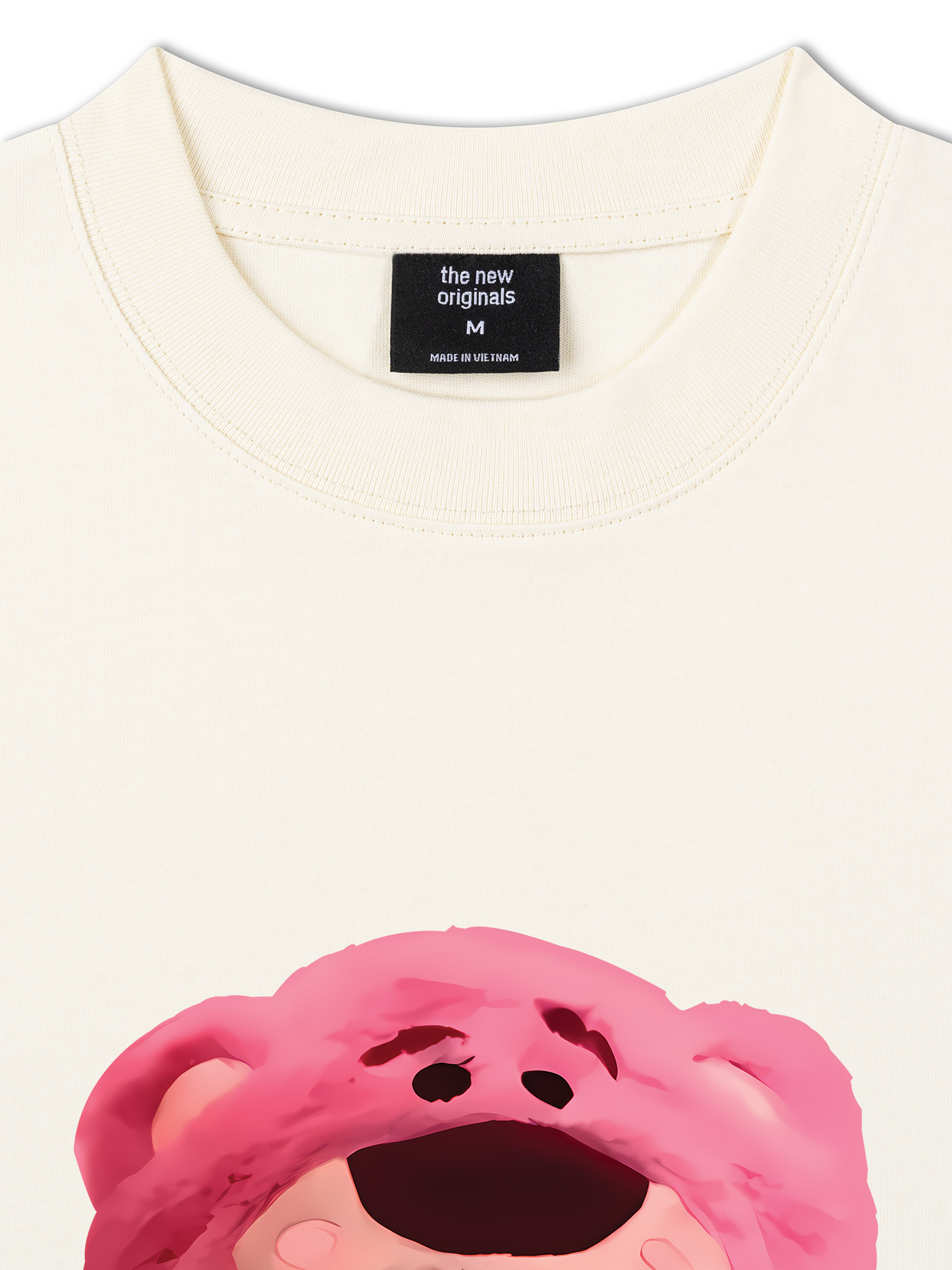 Áo Thun Relaxed Fit Animal Mood Pink Meow