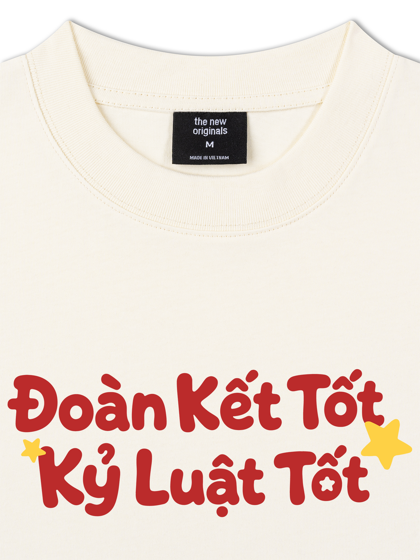 Áo Thun Relaxed Fit Đoàn Kết Tốt, Kỷ Luật Tốt