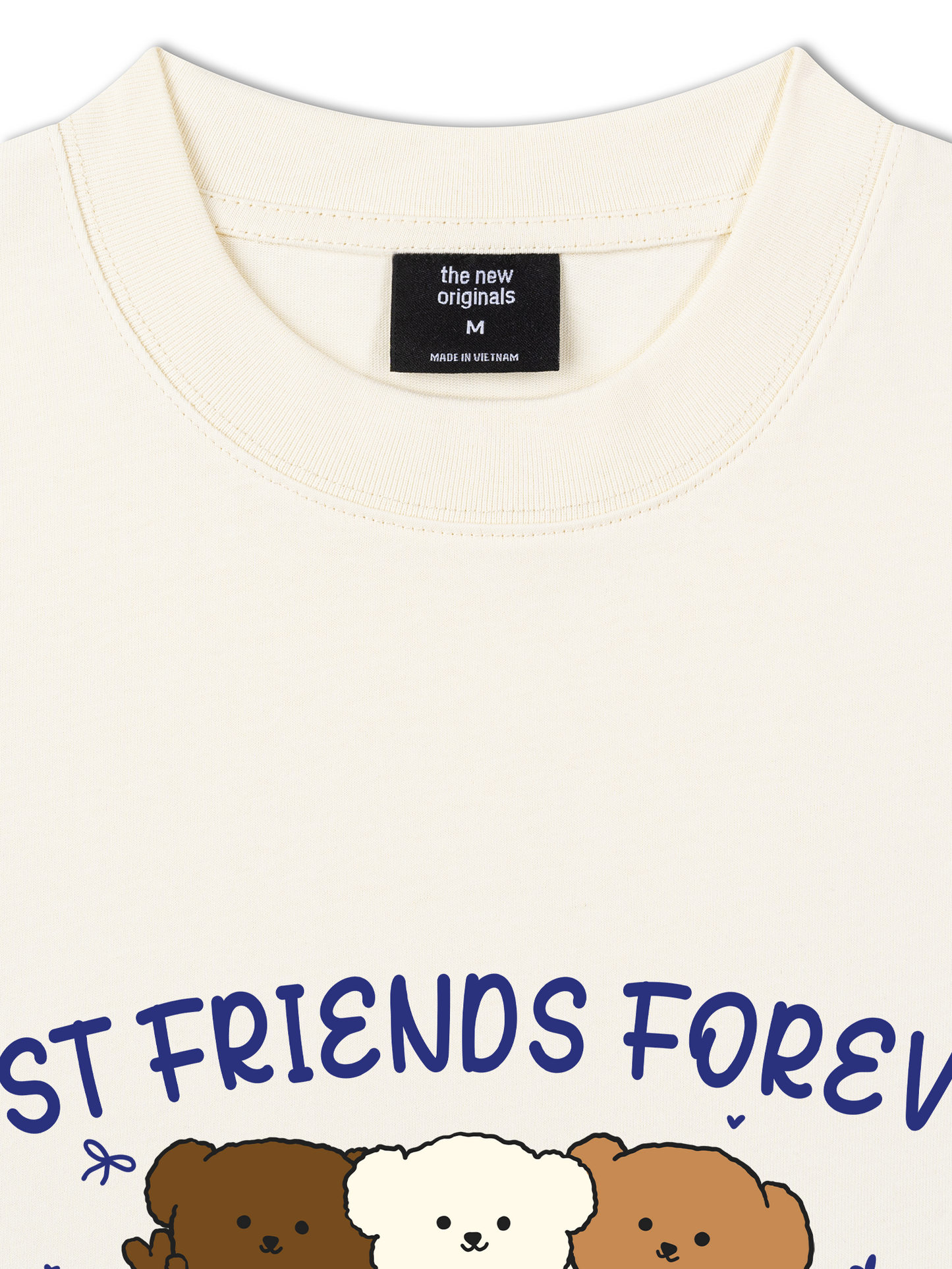 Áo Thun Relaxed Fit Teddy Land Best Friends Forever