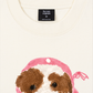Áo Thun Relaxed Fit Pink Dots Puppy