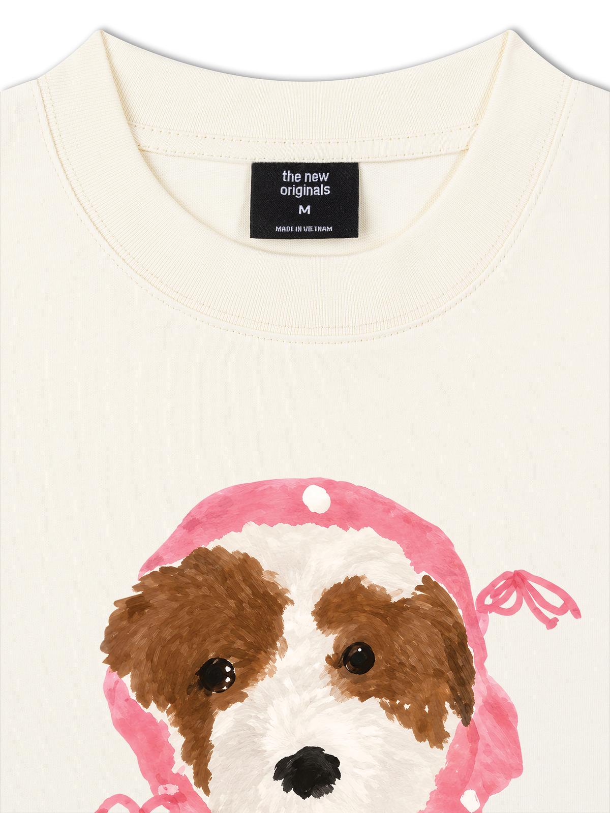 Áo Thun Relaxed Fit Pink Dots Puppy