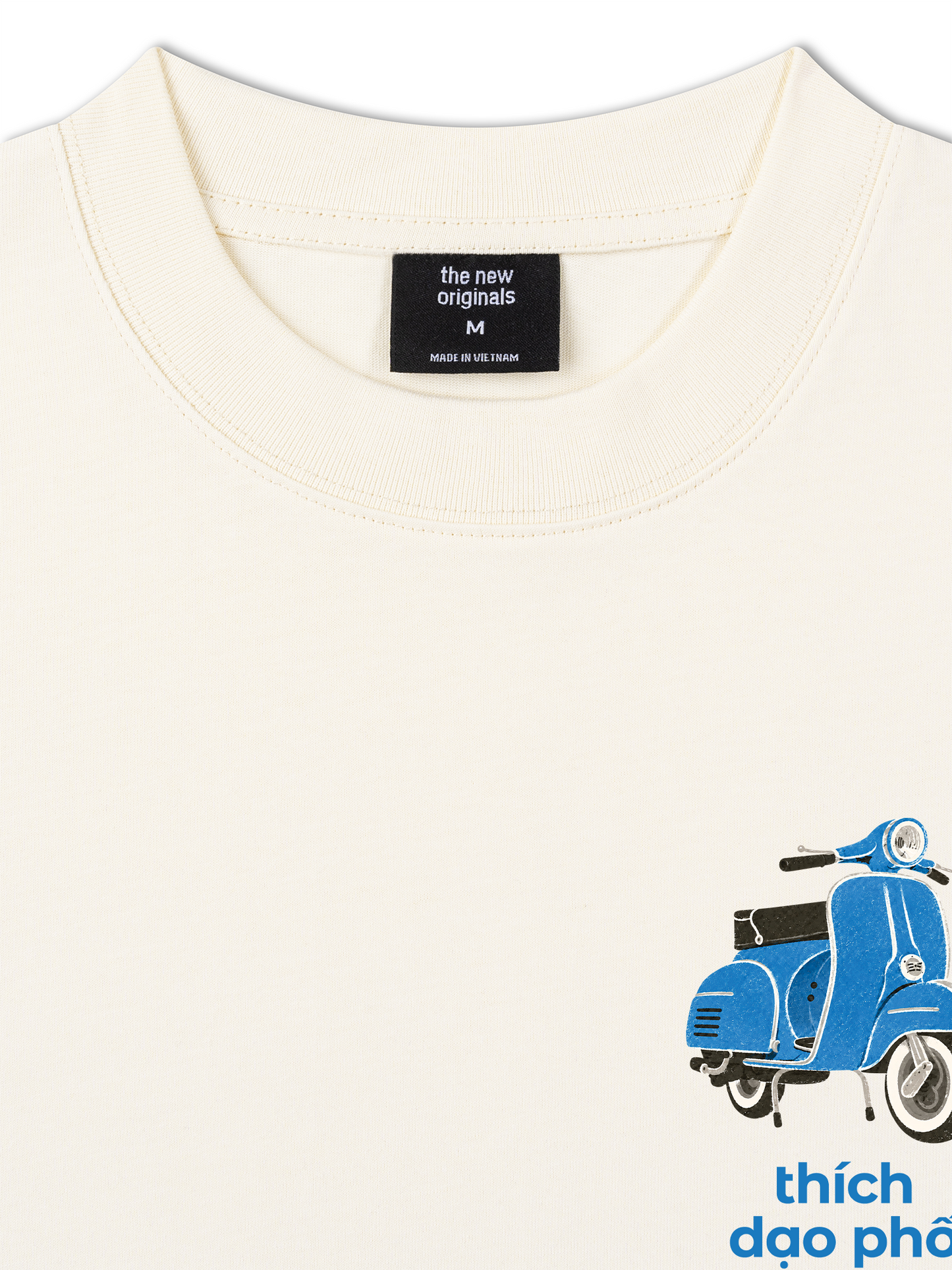 Áo Thun Relaxed Fit Thích Dạo Phố Blue