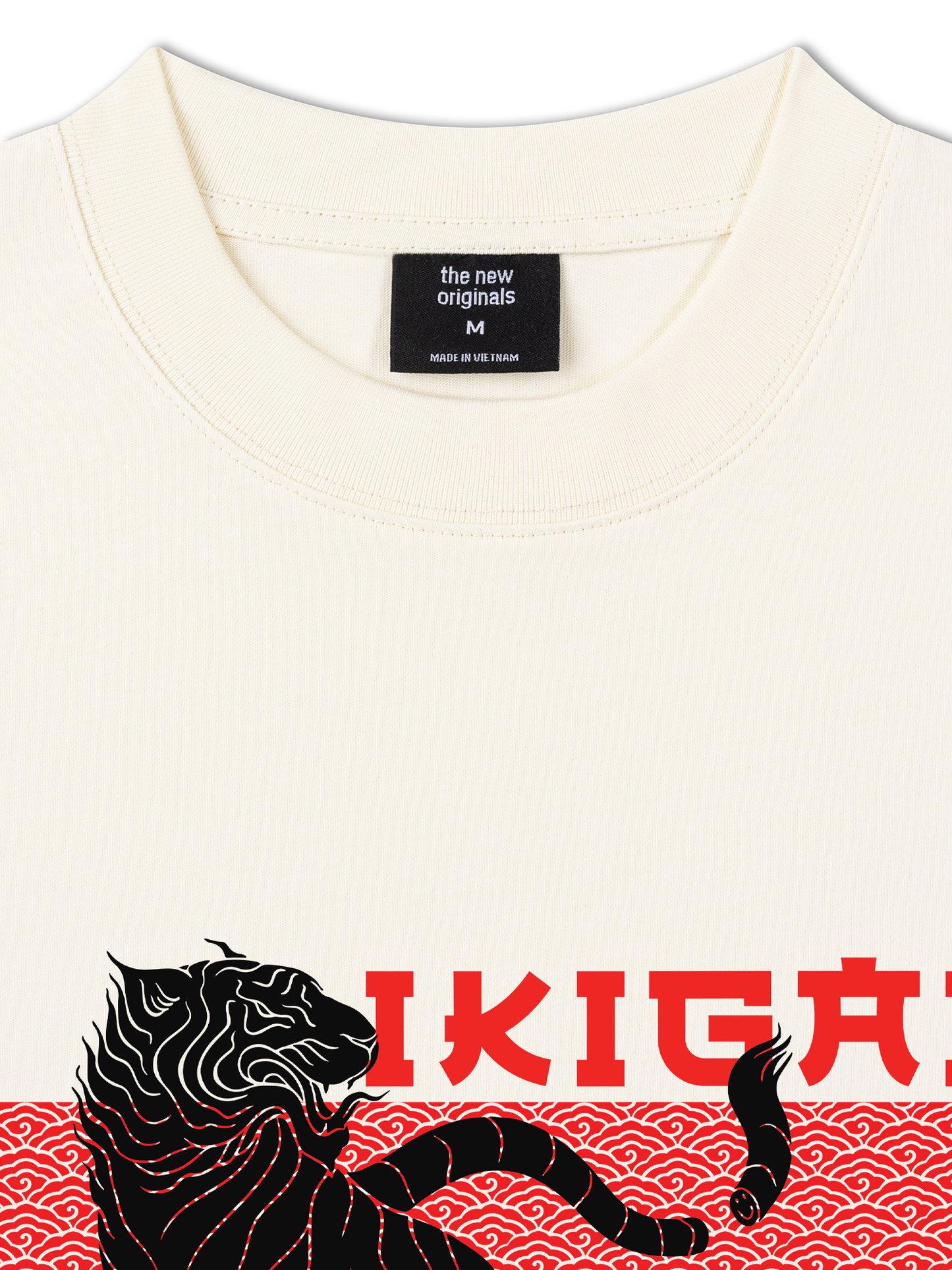 Áo Thun Relaxed Fit Japan Spirit Ikigai Tiger Originals