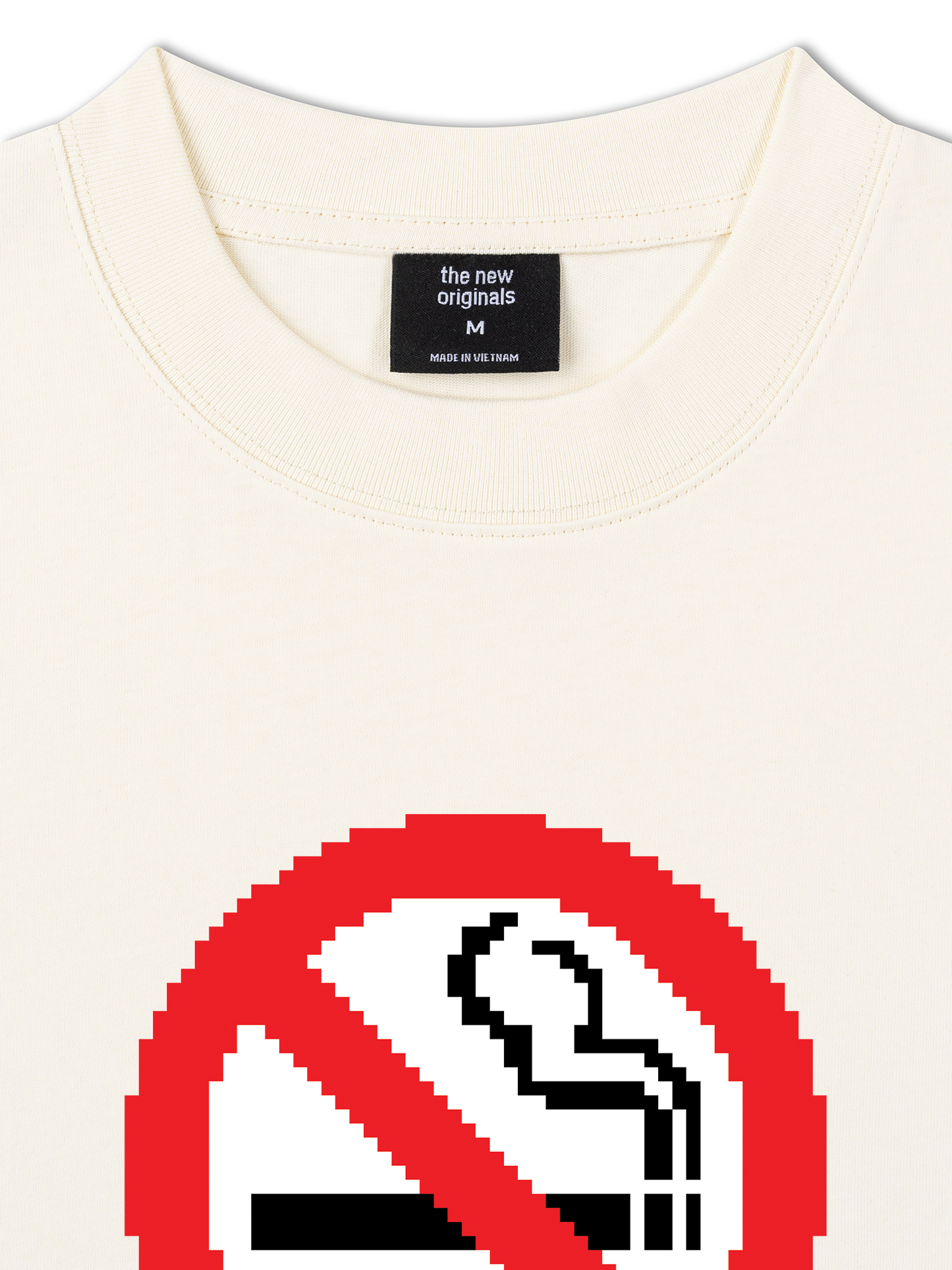 Áo Thun Relaxed Fit Pixel Universe No Smoking