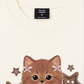 Áo Thun Relaxed Fit Brown Cat