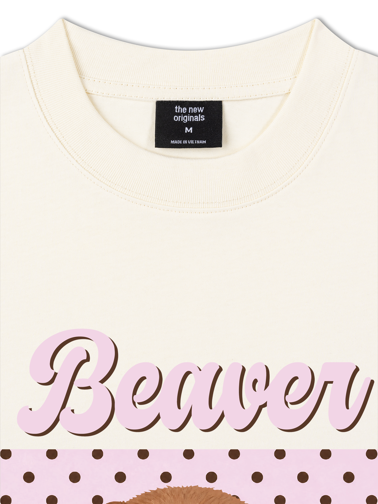Áo Thun Relaxed Fit Animal Mood Sweet Beaver