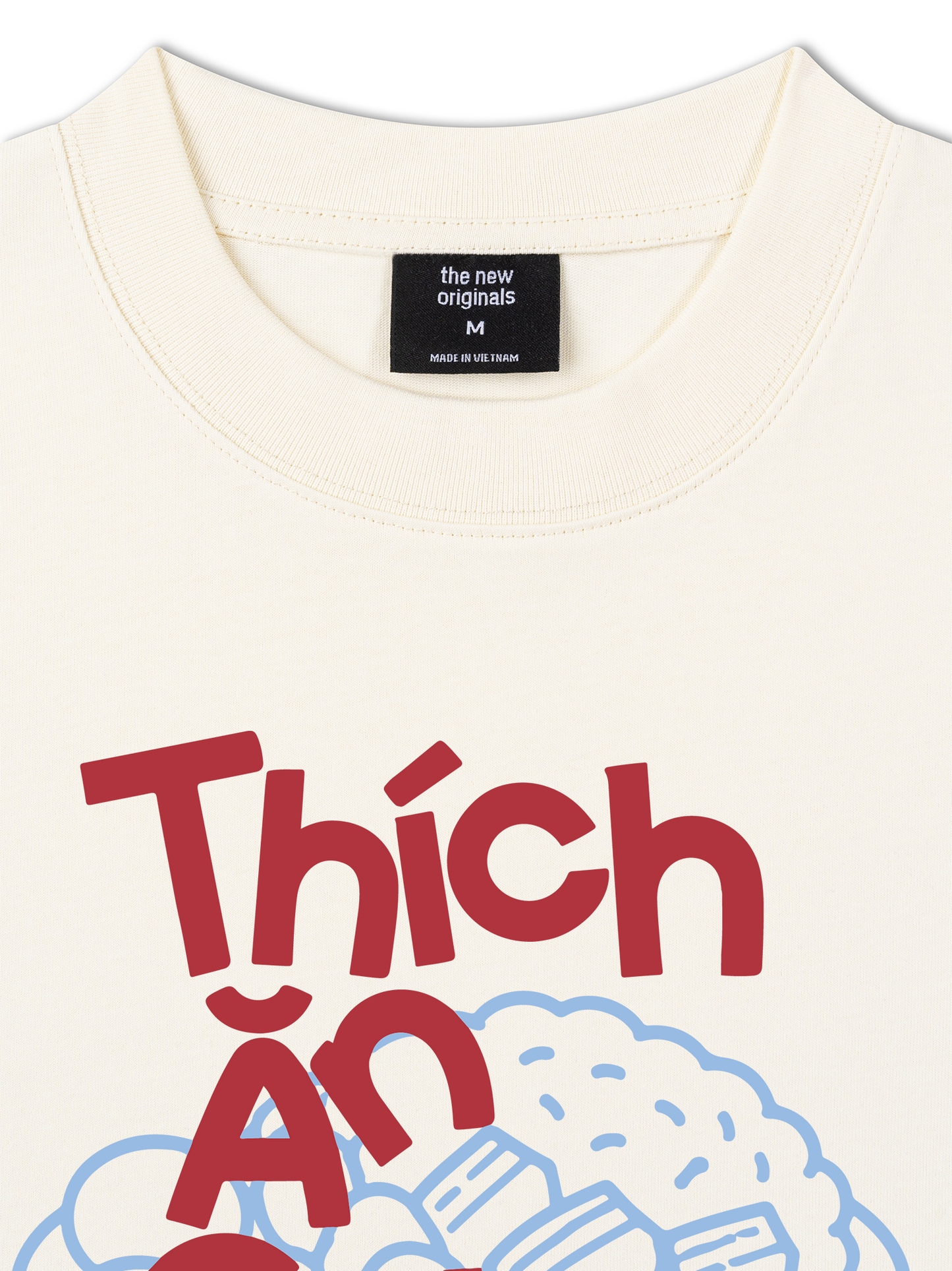 Áo Thun Relaxed Fit Thích Ăn Cơm Nhà