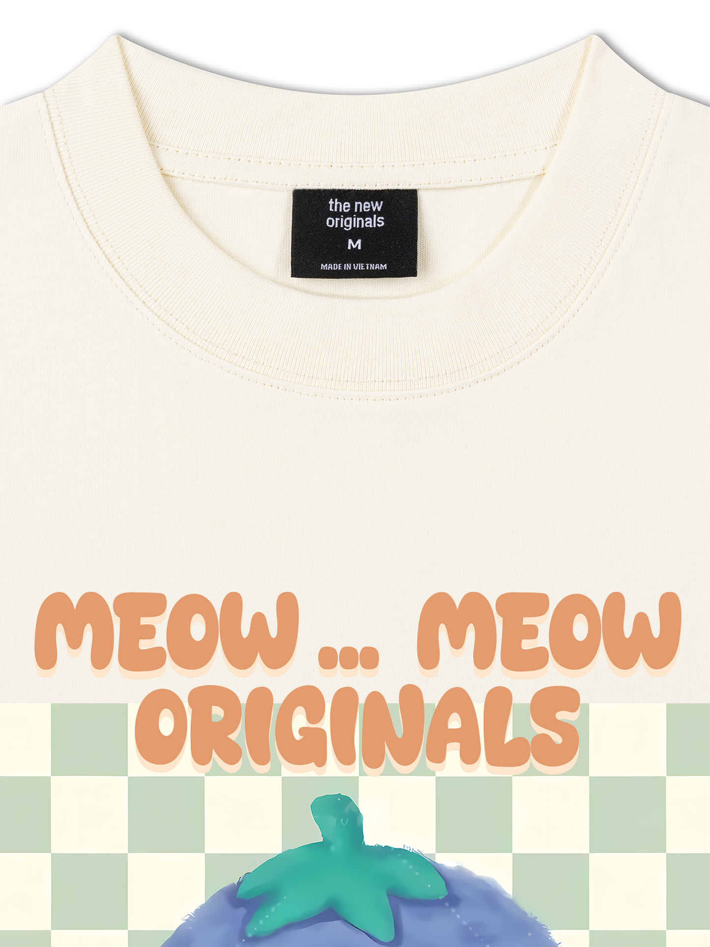 Áo Thun Relaxed Fit Animal Meow