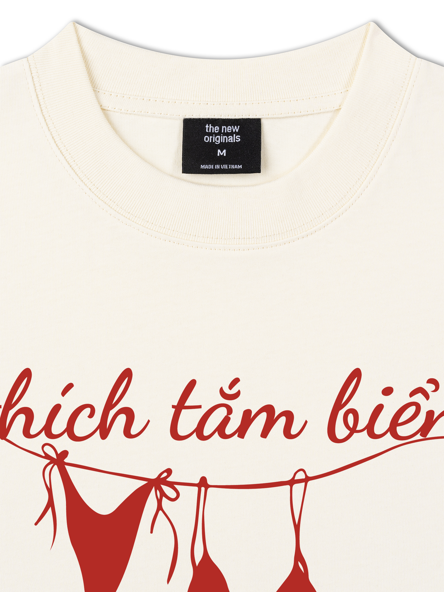 Áo Thun Relaxed Fit Thích Tắm Biển