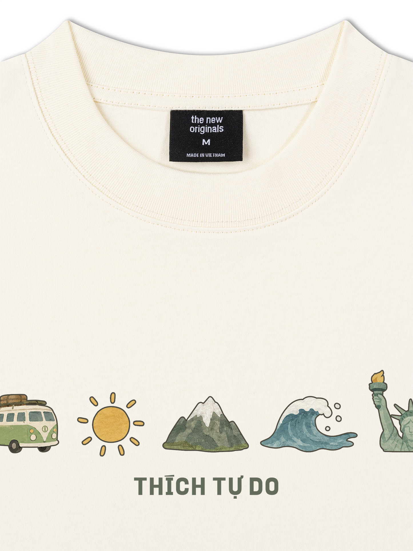 Áo Thun Relaxed Fit Thích Tự Do