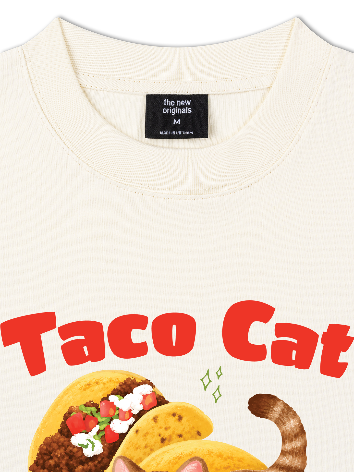 Áo Thun Relaxed Fit Taco Cat
