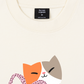 Áo Thun Relaxed Fit Daily Cuties Meow & Bow