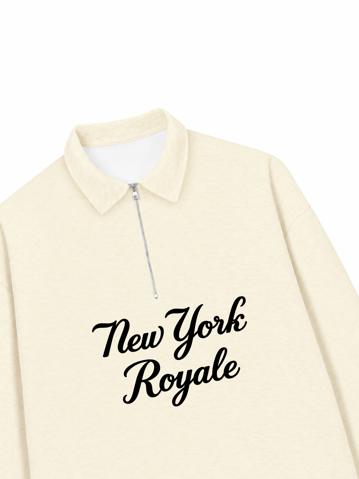 Áo Sweater Polo Nỉ Hai Da New York Royale