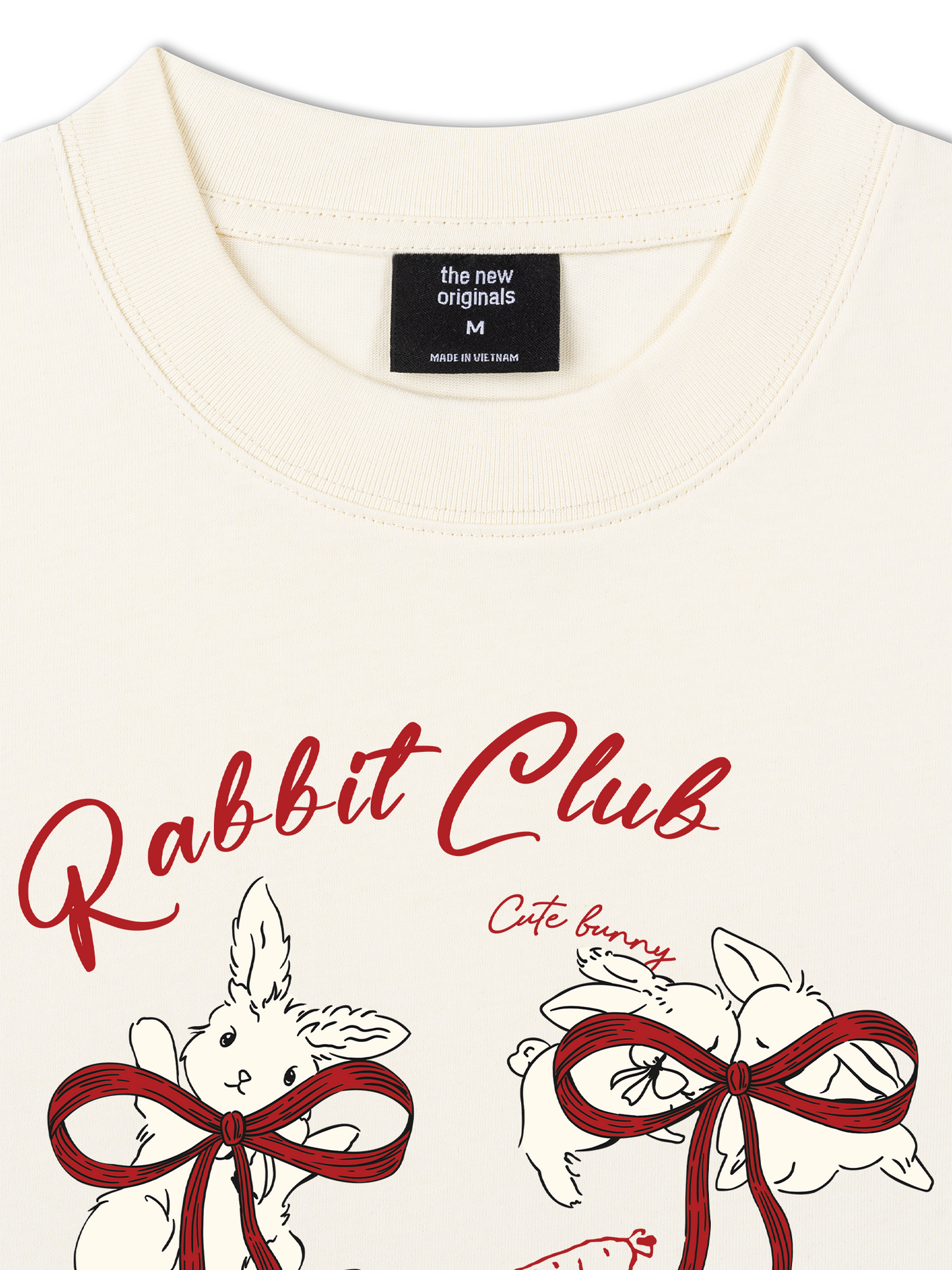 Áo Thun Relaxed Fit Rabbit Club
