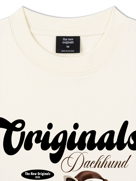 Áo Thun Relaxed Fit Dachhund Originals Blue Tiffany